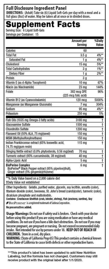 3-in-1 Joint Formula